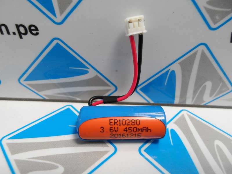 ER10280       Batería Lithium ER10280 3.6V with connector, Mitsubishi